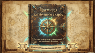 КВЕСТ математичний  «Таємниця загубленого скарбу» для 4 класу