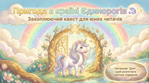 КВЕСТ з читання «Пригода в країні Єдинорогів» 🦄 (5–6 років)