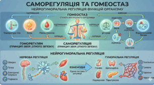 Матеріали до уроку. Саморегуляція та гомеостаз. Нейрогуморальна регуляція функцій організму. 8 кл НУШ