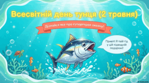 2 травня -  Всесвітній день тунця (World Tuna Day)