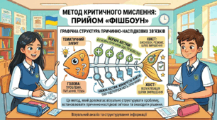 Метод критичного мислення. Прийом «Фішбоун».