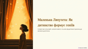 Твори про життя видатних дітей. Оповідання А. Багряної «Маленька Ляпутета».