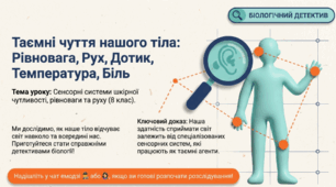 Сенсорні системи рівноваги, руху, дотику, температури, болю
