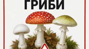 Пазл «Обережно! Отруйні  гриби» 35 елементів