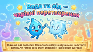 Презентація "Вода та лід - чарівні перетворення". Досліди.