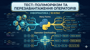 Поліморфізм та перезавантаження операторів
