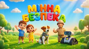 Сучасна презентація «Мінна безпека» (59 слайдів) 🚸 + Постер. Для садочка та учнів початкової школи.