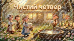 🌿 Презентація «Чистий четвер» — CGI‑яскравий урок духовності та традицій