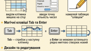 3 кл.."Створення таблиці в текстовому редакторі Microsoft Word " .РОСТОК.«Інформатика» автори Пушкарьова Т. О., Рибалко О. О.