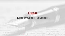 ЕРНЕСТ СЕТОН-ТОМПСОН «СНАП».
