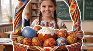 💥 ВАУ-ефект на Великдень гарантовано! 🐣 Готова МЕГАфоторамка "Великодній кошик" для ваших учнів та малюків! 📸✨