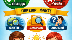Інфографіка до вправи " Правда чи фейк"