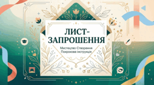 Розвиток мовлення. Лист-запрошення із використанням звертань та вставних слів