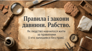 Розділ 4. §47 Правила і закони давнини. Рабство. Васильків. І.