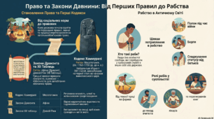 Розділ 4. §47 правила і закони давнини. Рабство. Васильків. І. Інфографіка.