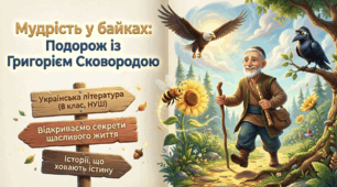 Григорій Сковорода. Байки «Ворона й Чиж», «Орел і Черепаха», «Бджола і Шершень» презентація 8 клас НУШ — сродна праця, аналіз байок, алегорія