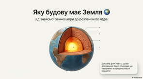 Яку будову має Земля. 5 клас НУШ