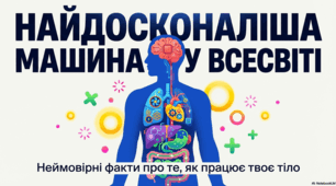 Дивовижна анатомія та приховані факти про життя людини