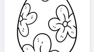 Easter eggs coloring