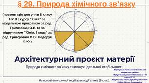 § 29. Природа хімічного зв’язку