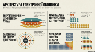 Електронна оболонка атомів.