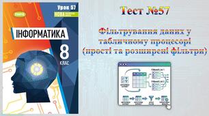 Упорядкування та фільтрування даних в табличному процесорі (НУШ)