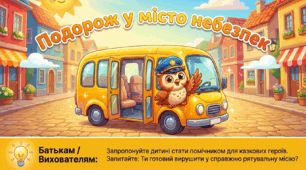 Презентація "Подорож у місті небезпек". Тиждень безпеки. Розвиток мовлення. Старша група.