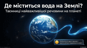 Де міститься вода на Землі. 5 клас НУШ