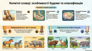 Різноманітність ссавців: Копитні. Китоподібні. Хижі. Примати