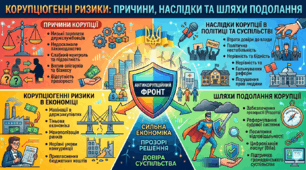 Корупціогенні ризики. Причини та наслідки корупції в економіці та політиці. Шляхи подолання корупції.