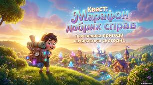 ✨ Марафон Добрих Справ | Суперсила Добра для Дітей 💛 Квест-гра для початкових класів