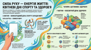 Міжнародний день спорту. Всесвітній день здоров`я