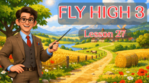 💛 ГОТОВИЙ УРОК З АНГЛІЙСЬКОЇ | FLY HIGH 3 Lesson 27: Object Pronouns + Fishermen & Safety 📘