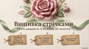 Вишивка стрічками