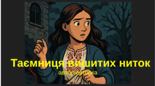 Таємниця вишитих ниток (до Дня вишиванки)