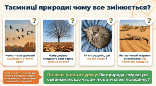 Як організми пристосовуються до періодичних змін середовища — презентація НУШ для 6 класу (періодичні зміни середовища життя і пристосування до них організмів, біоритми, адаптації)