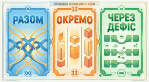 Написання часток. 7 клас