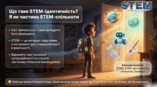 8 клас STEM Урок 28 Що таке STEMідентичність. Я як частина STEMспільноти. Презентація + Робочий аркуш для учнів. Інтерактивне завдання.