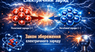 Електричний заряд. Закон збереження електричного заряду (НУШ)