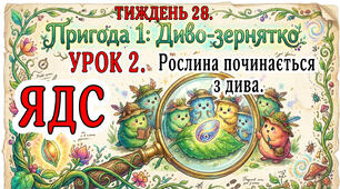 Презентація до уроку ЯДС для 3 класу за підр. Волощенко О. В., Козак О. П., (Тема 8. Погода.Тиждень 28.Пригода 1. Диво-зернятко Урок №2 "Рослина починається з дива"