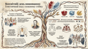 День вишиванки. "ГЕНЕТИЧНИЙ КОД НАЦІЇ: РОЗКОДУВАННЯ УКРАЇНСЬКОЇ ВИШИВАНКИ"