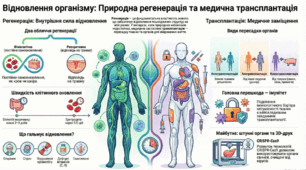 Матеріали до уроку 🧬💉🧠🦴Особливості процесів регенерації організму людини. Трансплантація тканин та органів у людини, її перспективи.  Правила біологічної етики.