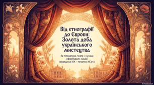 Література, театр і музичне мистецтво України в середині ХІХ – на початку ХХ ст.