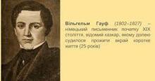 Вільгельм Гауф. Творчість.