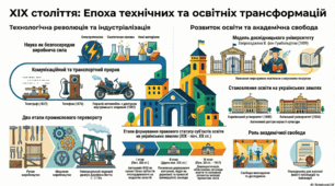 Урізноманітнення форм і напрямів освіти. Університет як автономна інституція. Поява вищих навчальних закладів технічного профілю. Наукові й технічні досягнення.
