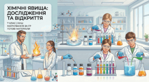 Навчальне дослідження «Хімічні явища" 7 клас НУШ