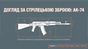 Догляд за стрілецькою зброєю. Неповне розбирання та збирання автомата АК-74.