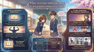 5 клас українська мова "ВИБАЧЕННЯ"
