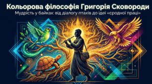 Кольорова філософія Григорія Сковороди (Григорій Сковорода. Байки «Ворона й Чиж», «Орел і Черепаха» (із збірки «Байки харківські»).)