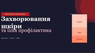 Інфографіка «Захворювання шкіри та їхня профілактика»